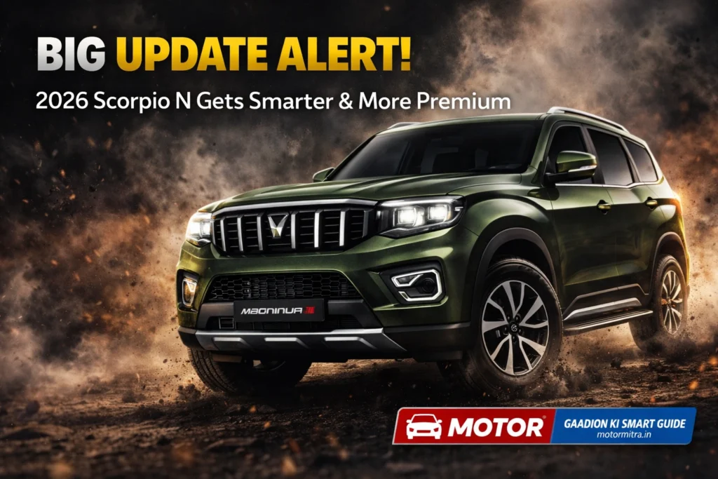 Big Update Alert! 2026 Mahindra Scorpio N Facelift to Get Smarter, More Premium