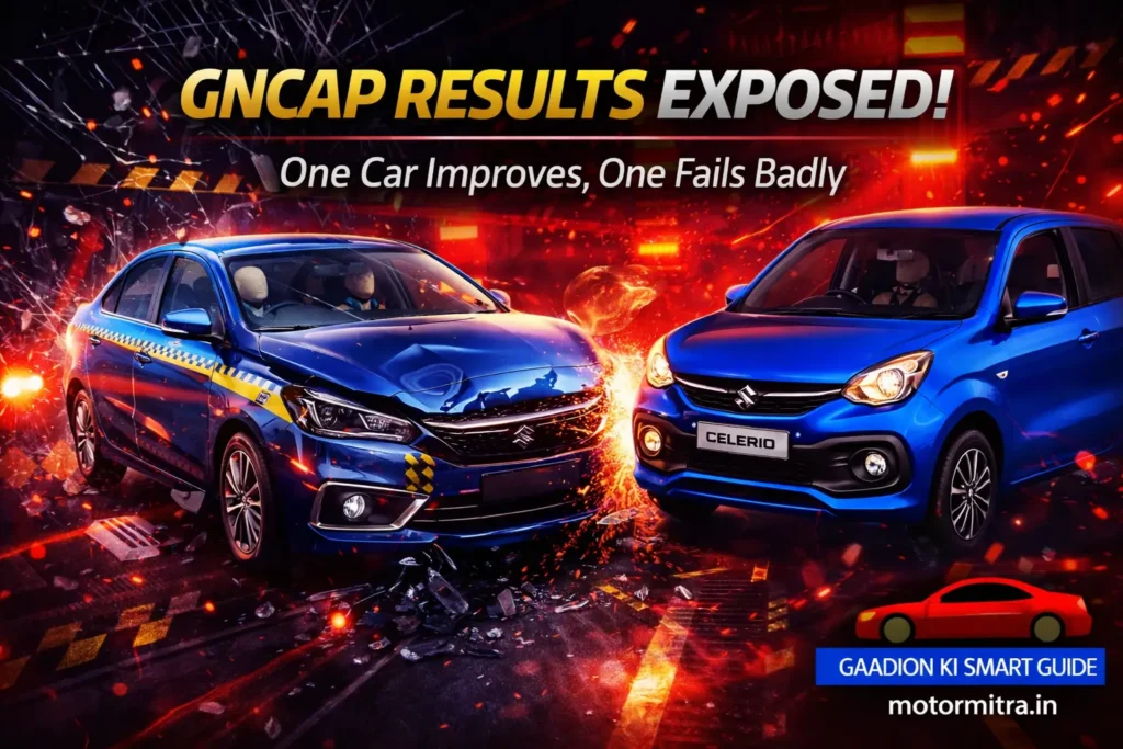 Safety Shock for Maruti Buyers! Celerio Improves, Ciaz Fails GNCAP Badly- 2025