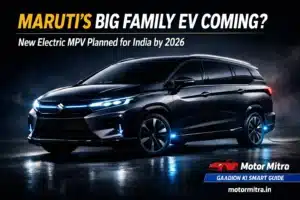 Maruti Suzuki Planning a New Electric MPV for India by 2026