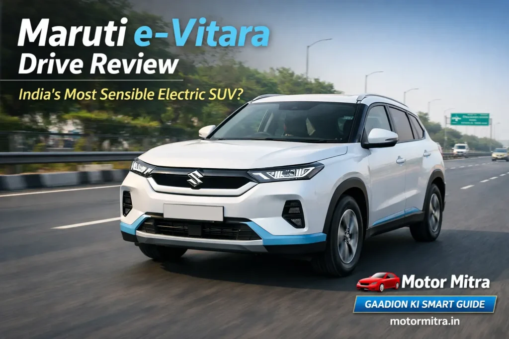 Maruti Suzuki e-Vitara Detailed Drive Review & 100–0% Range Test: Real-World EV for Indian Roads?