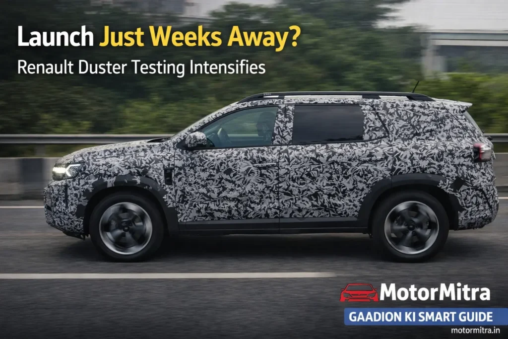 Renault’s Big Comeback? New Gen Duster Spotted Testing Again Ahead of India Launch 2026