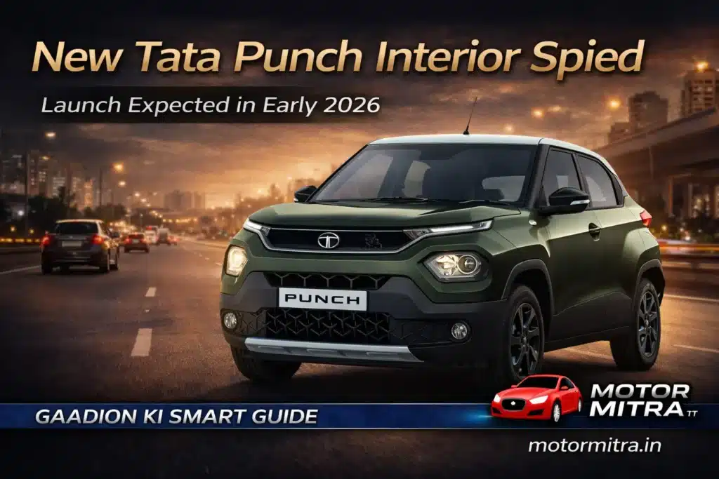 New Tata Punch Interior Spotted- Big Cabin Upgrade Coming in Early 2026