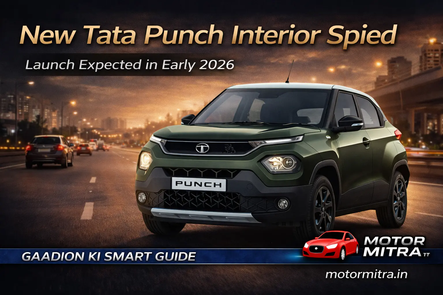 New Tata Punch Interior Spotted- Big Cabin Upgrade Coming in Early 2026