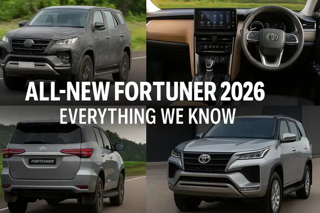 Next-Gen Toyota Fortuner 2026 – New Features, ADAS & Tech Upgrades