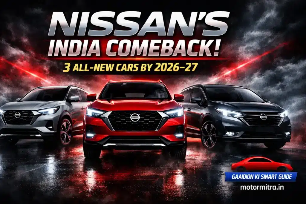 Nissan Motor’s India Comeback Begins! 3 New Cars Confirmed for 2026–27 | 2 SUVs & 1 MPV