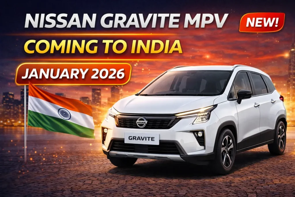 Nissan Gravite MPV Set to Launch in India in January 2026