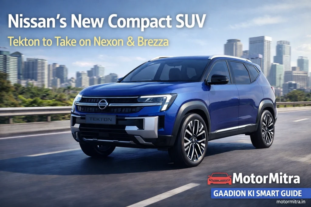 Nissan’s Big India Move- Nissan Tekton Compact SUV Debut Locked for Feb 2026