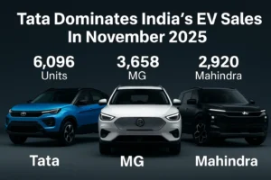 November 2025 Electric Vehicle Sales