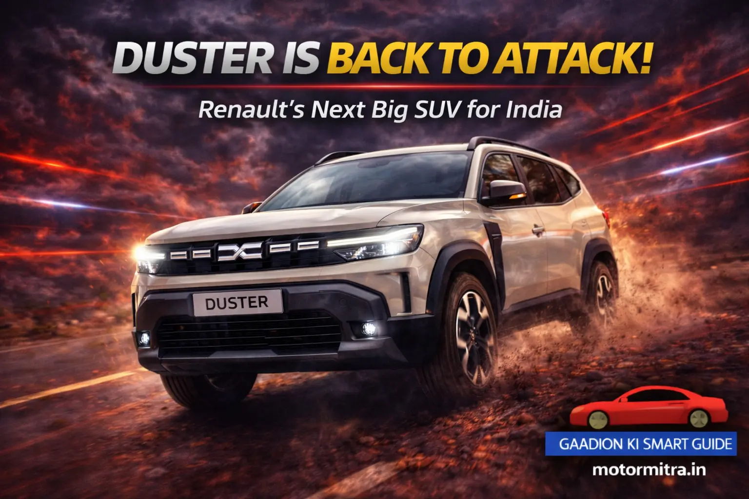 Renault Duster Is Back to Attack! Renault’s Next Big SUV Could Shake Up India 2026