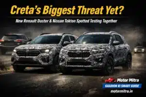 Creta’s Biggest Threat Yet? New Renault Duster, Nissan Tekton Spotted Side-by-Side Testing 2026