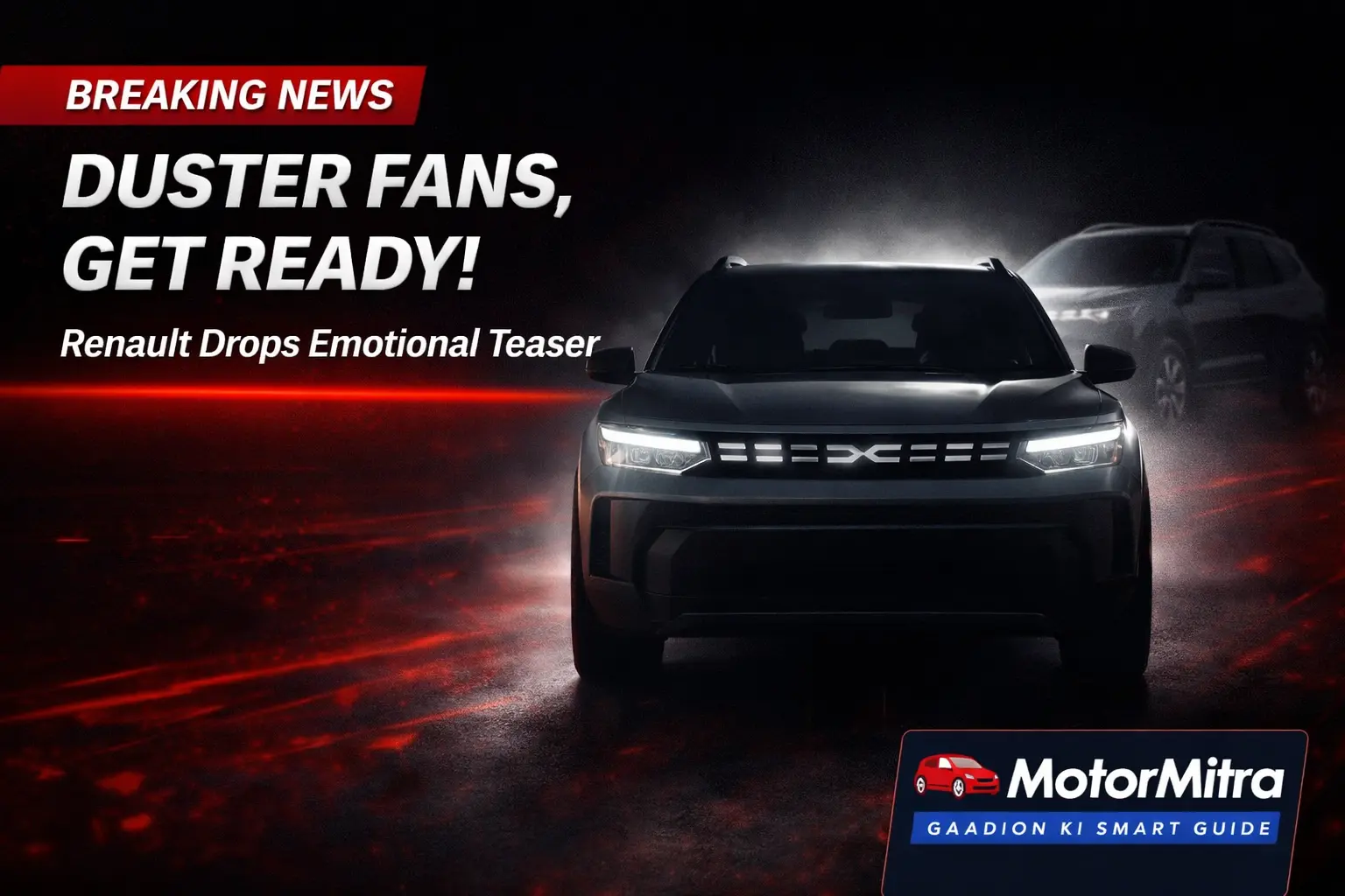 Renault Duster Fans, Get Ready! Renault Drops Emotional Teaser Before India Launch 2026