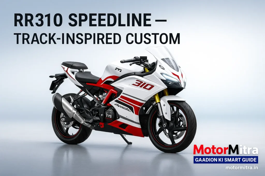 TVS Unveils Ronin Kensai & Apache RR310 Speedline Custom Bikes- 2025