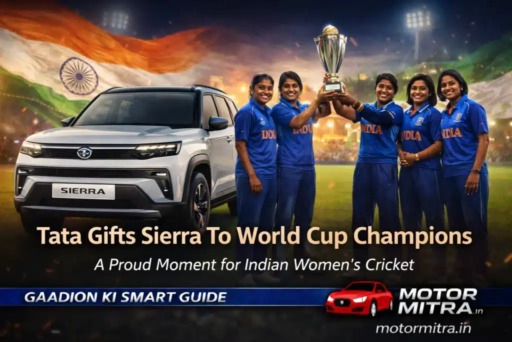 Tata Gifts Brand-New Tata Sierra to India’s World Cup Queens! 2025