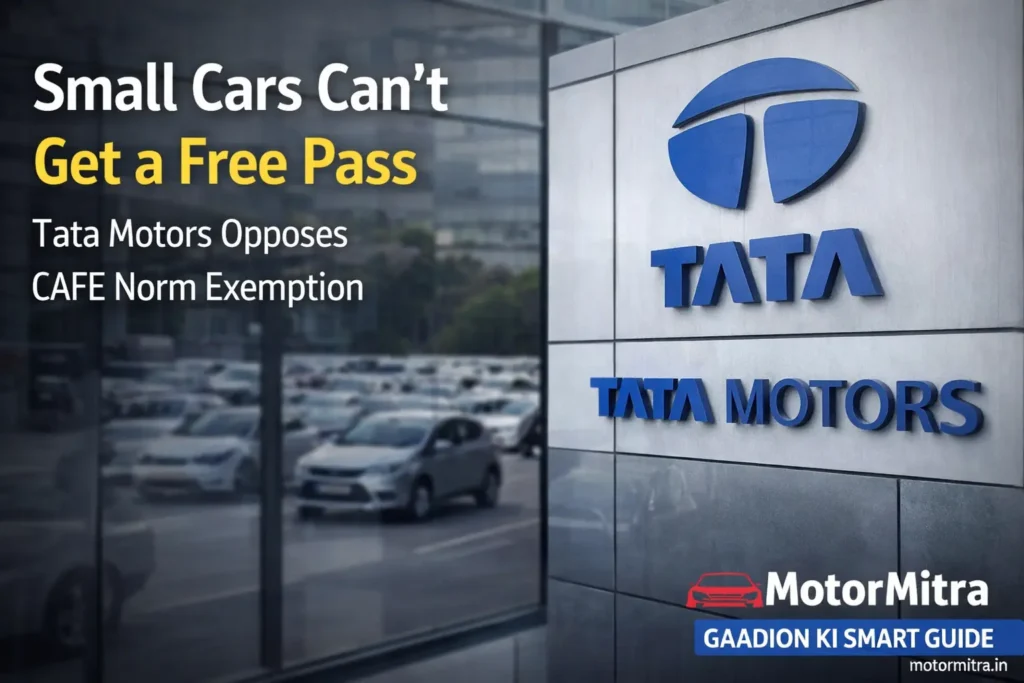 Tata Motors Pushes Back Against Small Car Exemption From CAFE Rules- 2025
