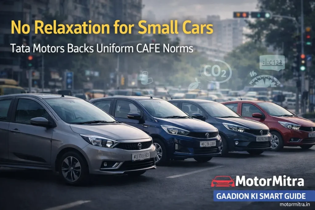Tata Motors Pushes Back Against Small Car Exemption From CAFE Rules- 2025