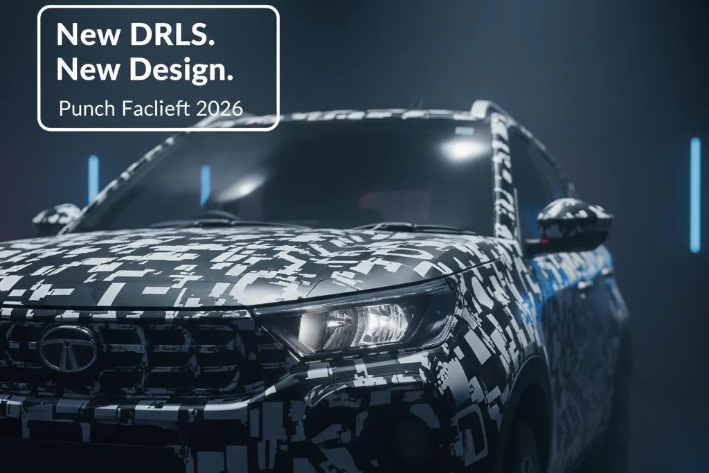 New Tata Punch Facelift Spied Testing Again In India– Expected Launch in Early 2026