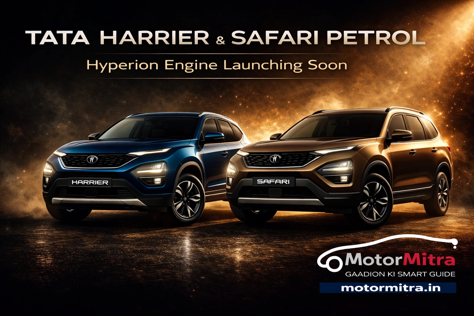 Tata Safari & Tata Harrier Hyperion Petrol Engine Launch Soon 2026, Details Explained