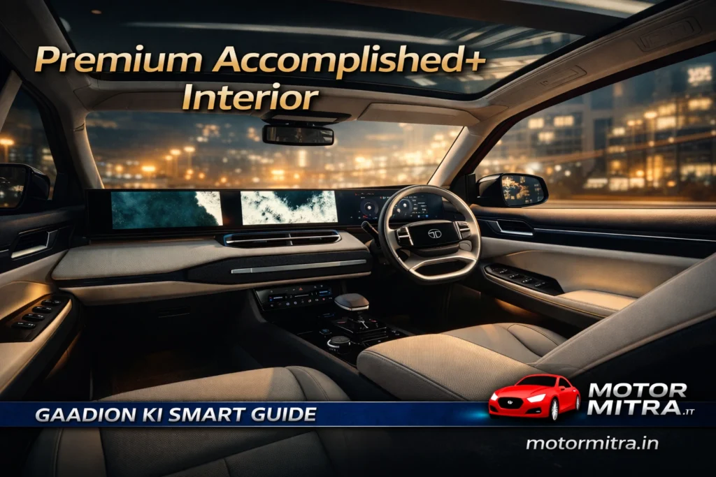 Tata Sierra Accomplished & Accomplished+ Price Revealed– Top-End Variants Explained 2025