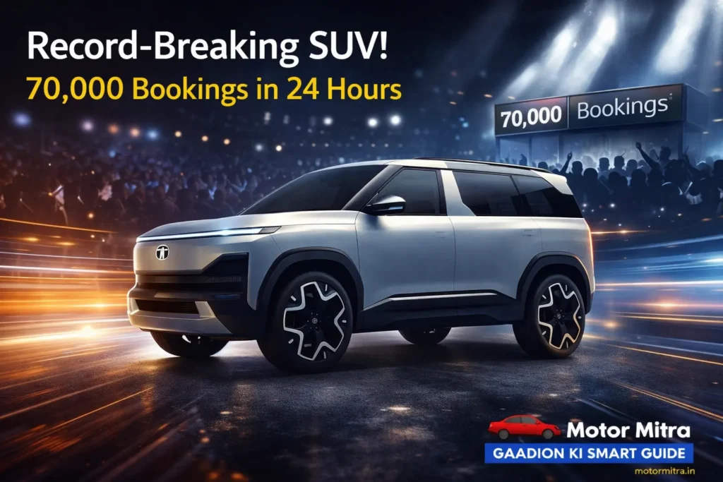 India Goes Crazy for Tata Sierra– 70,000 Bookings in a Single Day