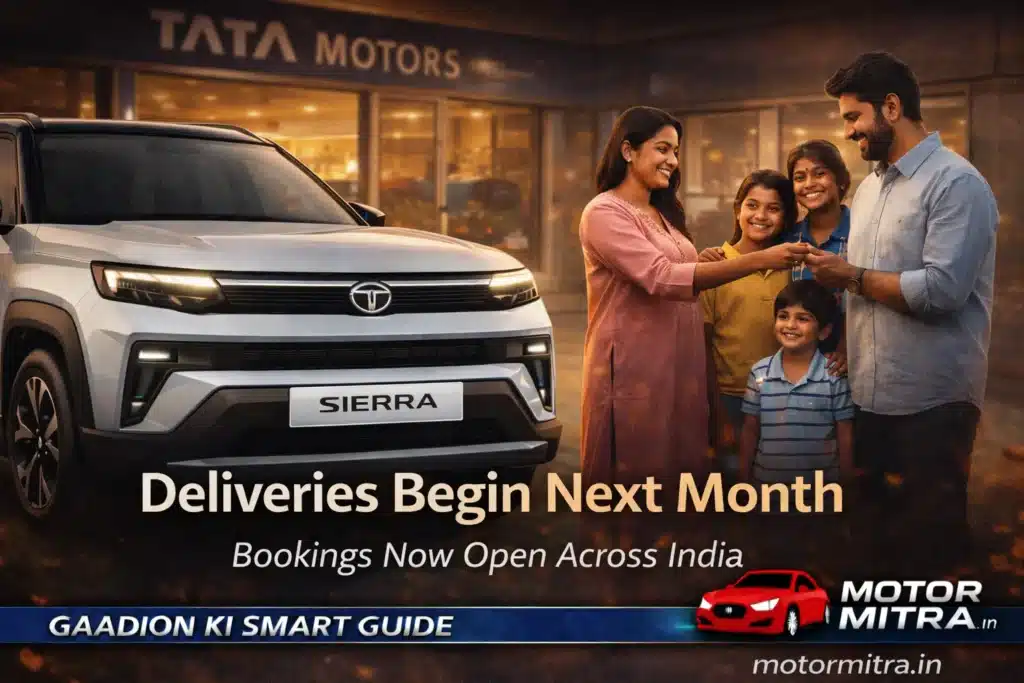New Tata Sierra 2025 Bookings Open in India From Today, Deliveries Begin Next Month