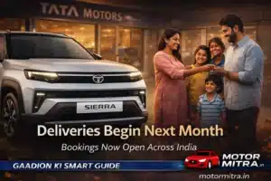 New Tata Sierra 2025 Bookings Open in India From Today, Deliveries Begin Next Month