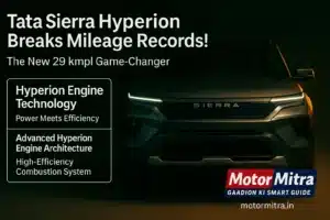 Tata Sierra Hyperion Breaks Mileage Record With 29 kmpl Efficiency