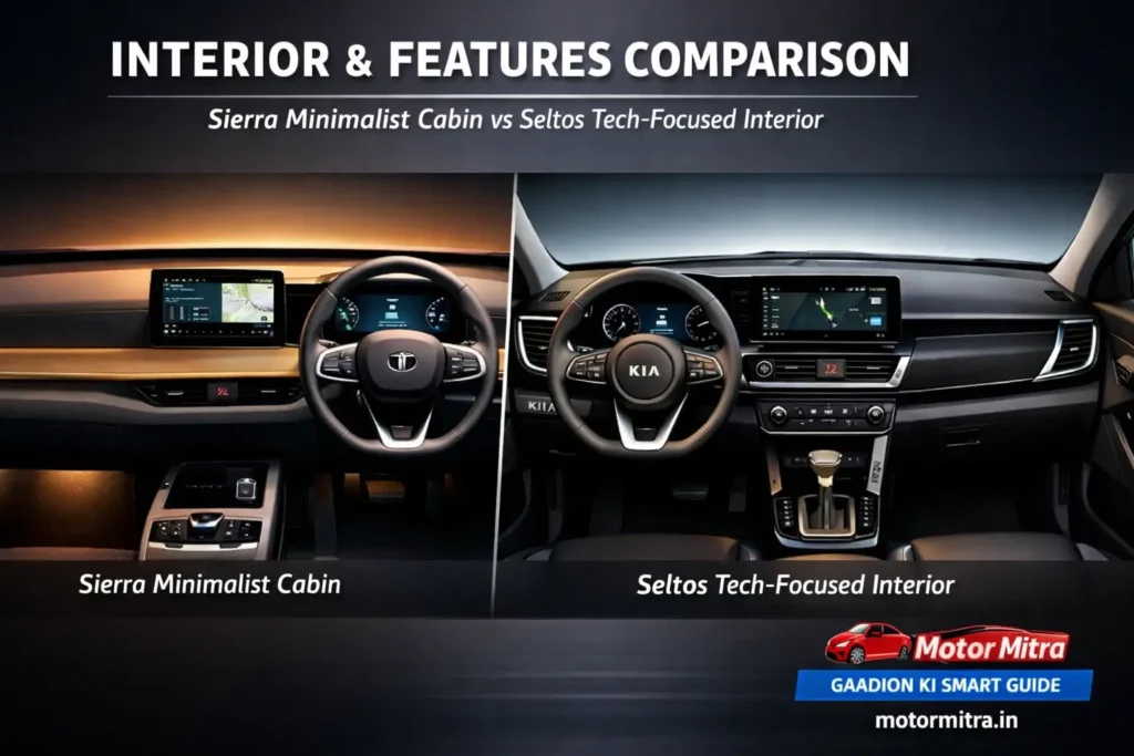 Tata Sierra vs New Kia Seltos Full Comparison In India 2025