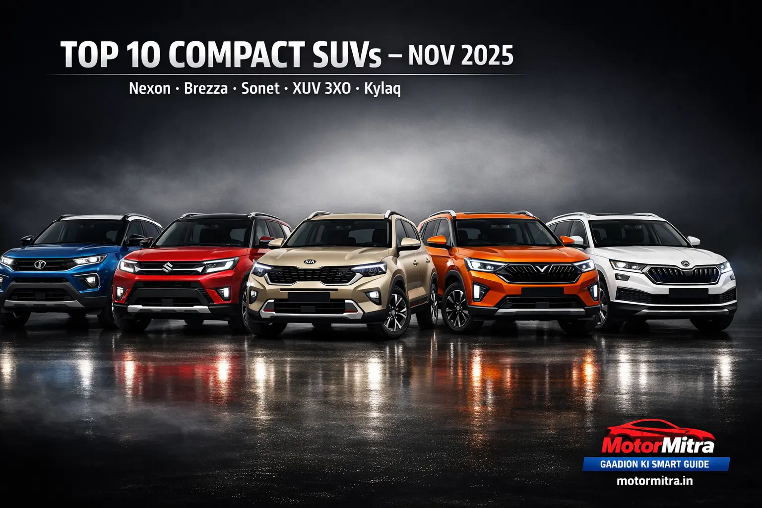 Top 10 Best Compact SUVs Nov 2025- Full Details & Comparison