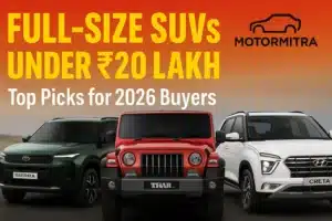 Top Full-Size SUVs Under ₹20 Lakh in 2026 – Sierra, Creta, Thar & More!