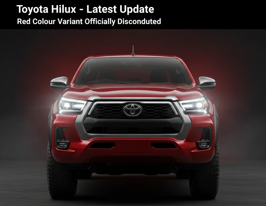 Exclusive: Toyota Hilux To Miss Out On Red Colour Variant; Production Ceased