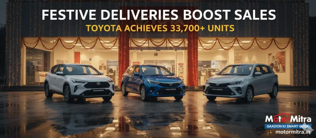 Toyota India Achieves 33,700+ Sales In Nov- 2025 | Strong Festive Demand Boosts Growth