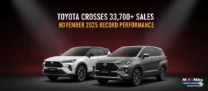 Toyota India Achieves 33,700+ Sales In Nov- 2025 | Strong Festive Demand Boosts Growth