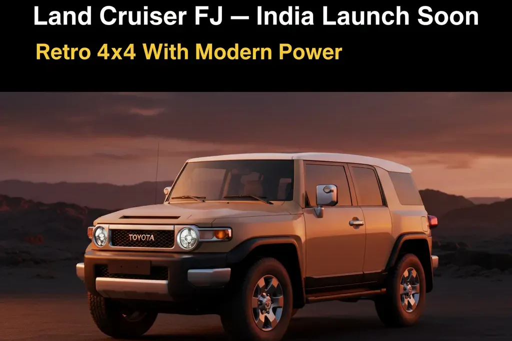 India-Bound Toyota Land Cruiser FJ: Launch Timeline, Specs, Off-Road
