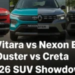 Upcoming SUV Battles 2026 Maruti e-Vitara to Hyundai Creta