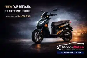 Hero New Vida Electric Bike Launch at Rs. 69,990 With Ultra Premium Upgrades