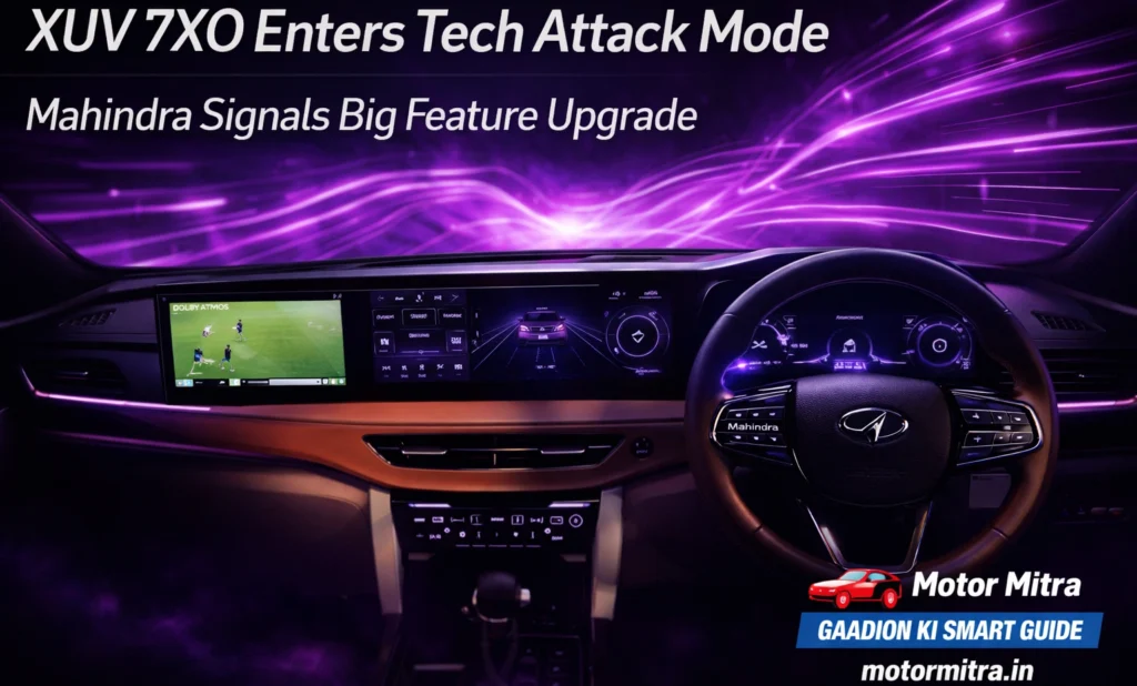 Mahindra Teases XUV7XO Again – New Features, Tech & Safety Focus Revealed