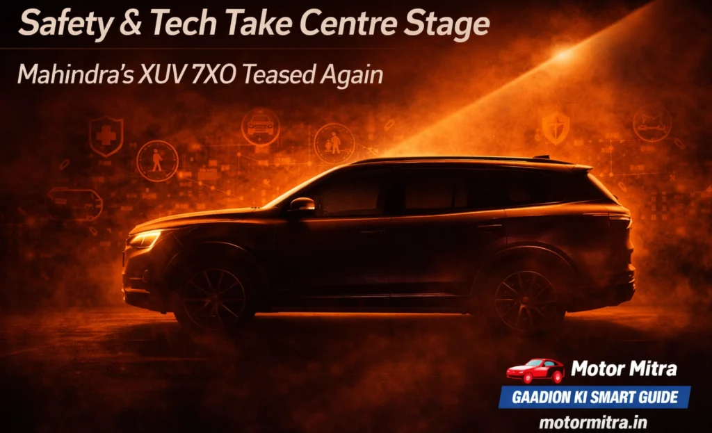 Mahindra Teases XUV7XO Again – New Features, Tech & Safety Focus Revealed
