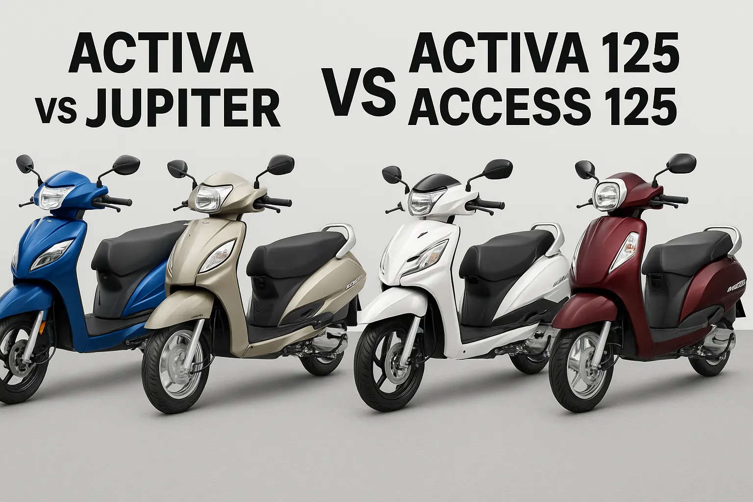 Activa vs Jupiter & Access 125: Ultimate 2025 Scooter Battle