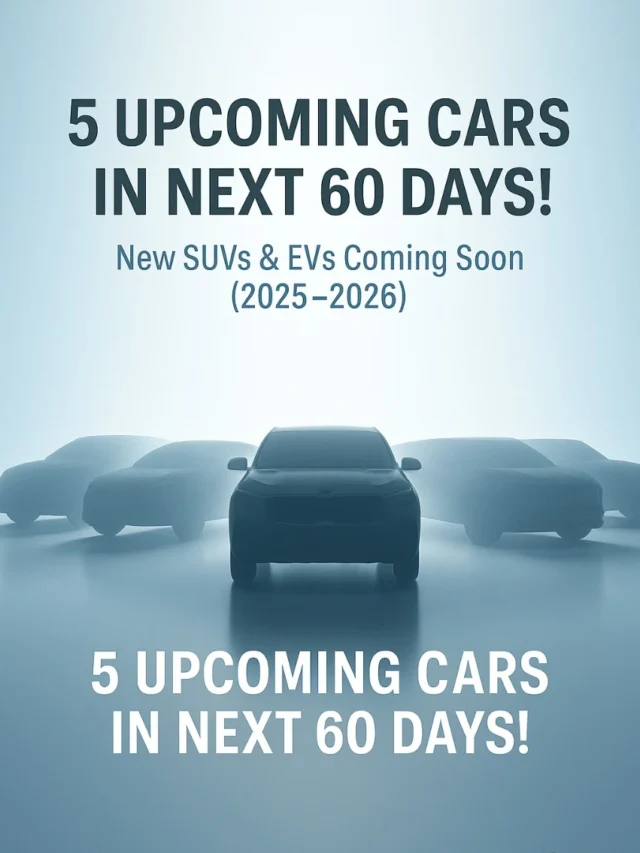 5 Upcoming Cars in Next 60 Days