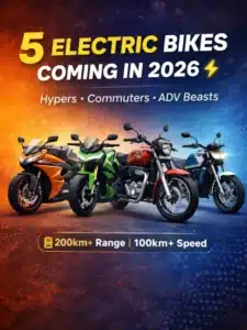 5 Upcoming Electric Bikes in 2026: Hypers, Commuters & ADV Beasts Set to Electrify India