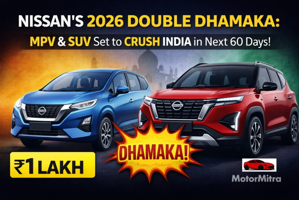 Nissan’s 2026 Double Dhamaka: MPV & SUV Set to Crush India in Next 60 Days