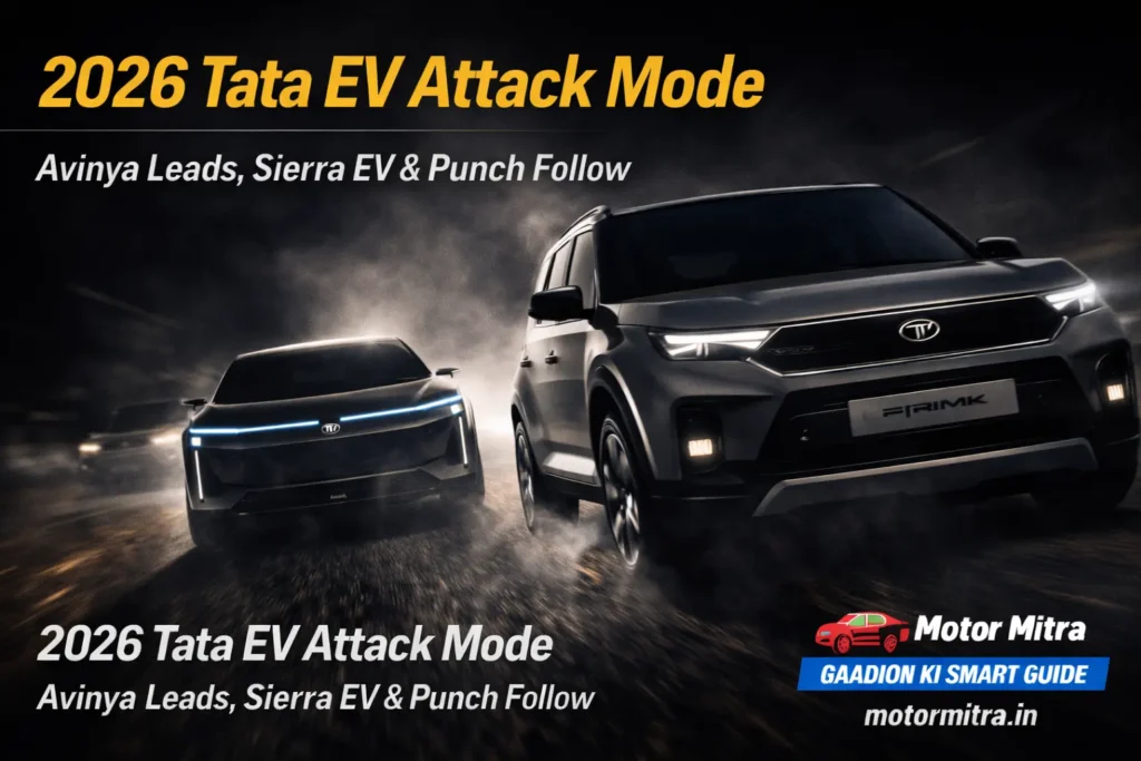 Tata’s EV Push Heats Up – Avinya EV, Sierra EV & Updated Punch Set for 2026