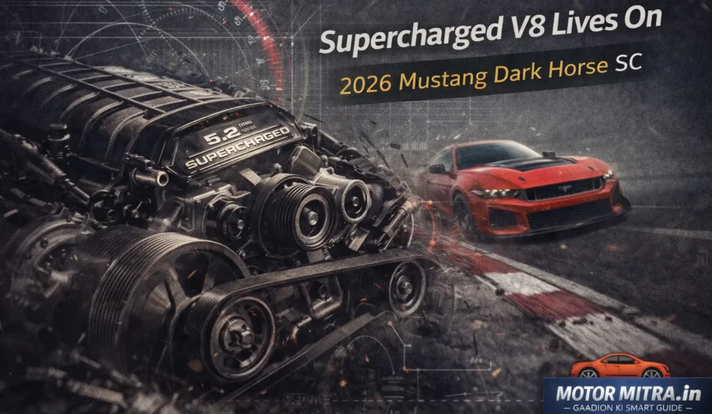 2026 Ford Mustang Dark Horse SC Is a Track Monster with Supercharged V8
