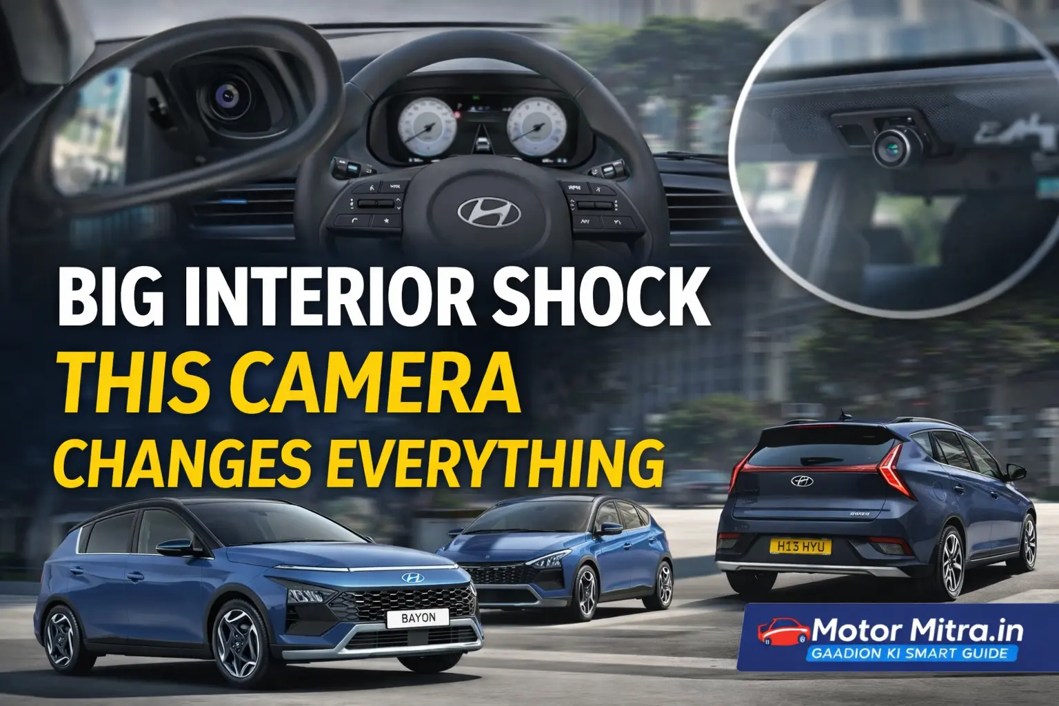 Big Interior Shock! 2026 Hyundai Bayon N Line Spied With Cabin Camera & ADAS