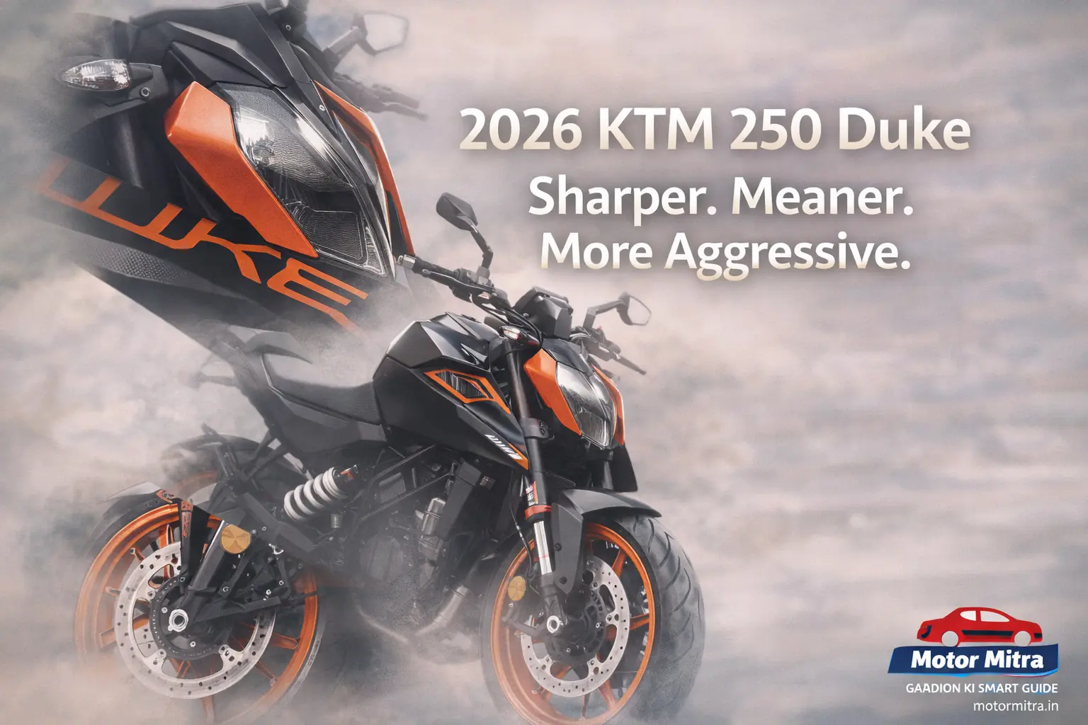 2026 KTM 250 Duke Breaks Cover With New Colours— Sharper, Meaner, More Aggressive