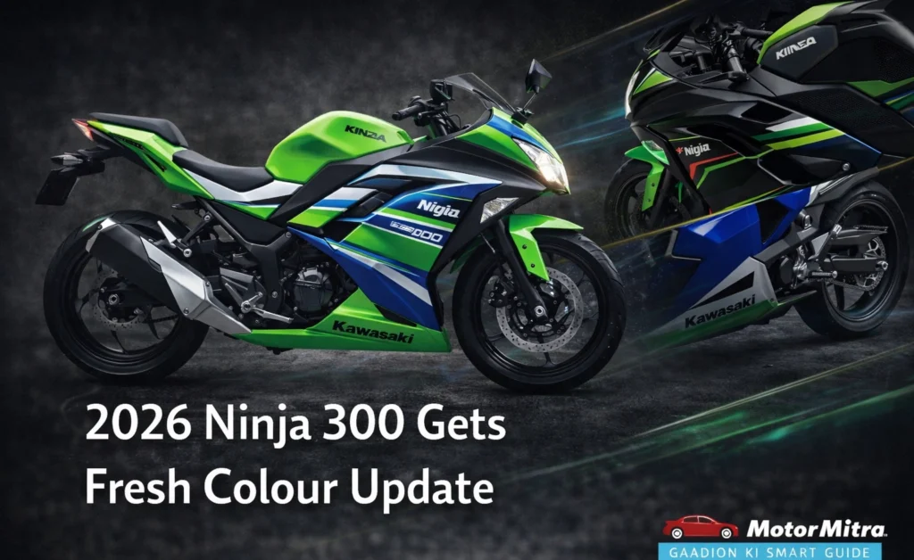 Fresh Colours Added! 2026 Kawasaki Ninja 300 Launched At Rs 3.17 Lakh