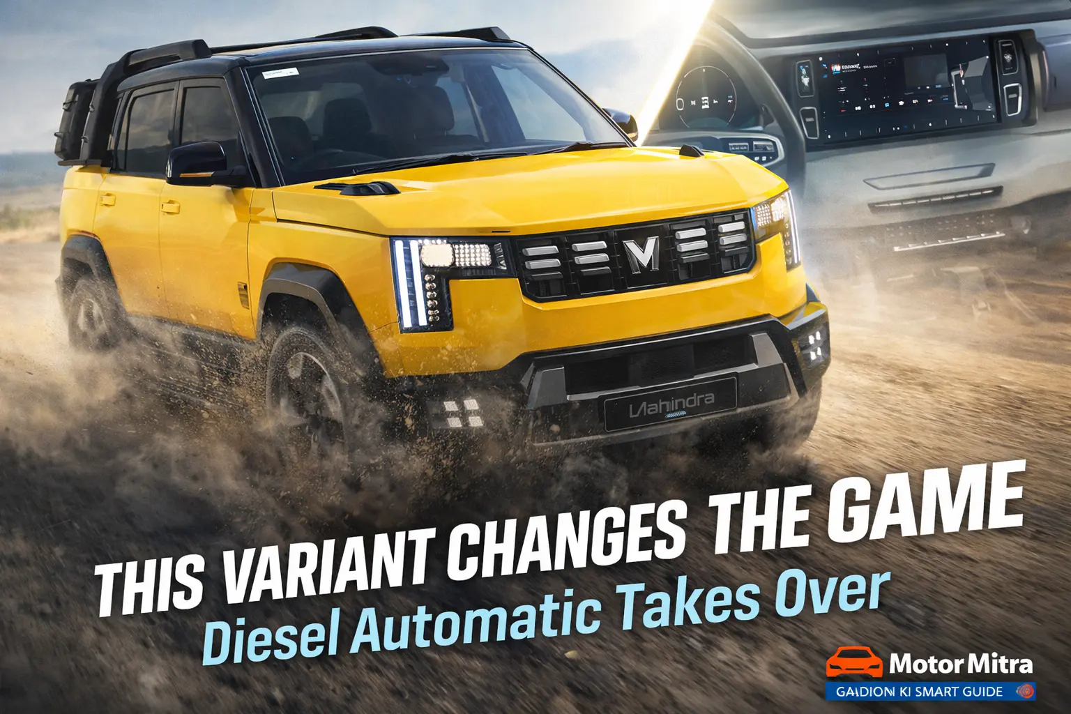 2026 Mahindra Vision S Spy Shots Reveal Why the Diesel Automatic Variant Is the One to Watch