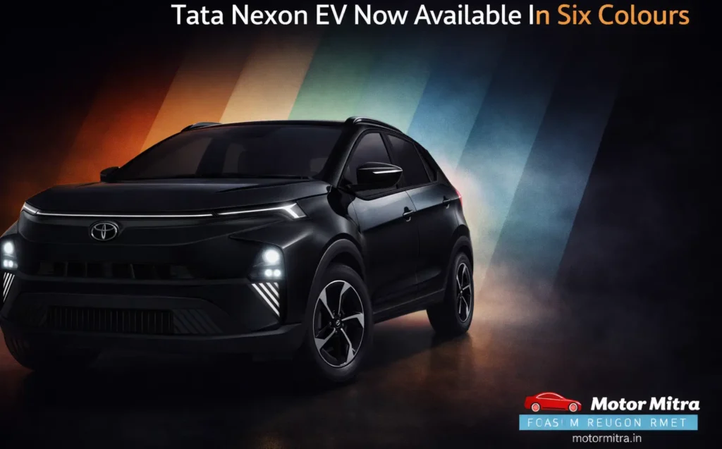 2026 Tata Nexon EV Gets Two New Colours, Total Options Rise To Six Including Dark Edition