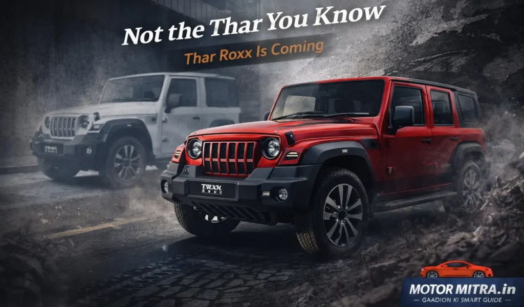 New 2026 Thar Roxx Twist? Mahindra Teases ‘Thar’ Ahead of Reveal