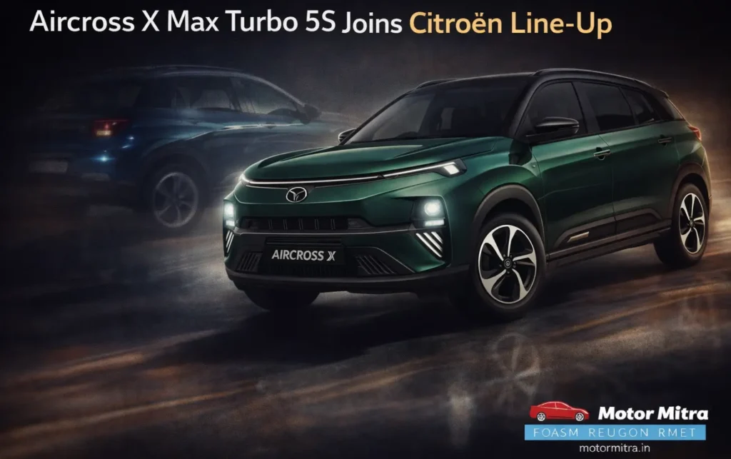 Citroën Shakes Up Line Up: Aircross X Max Turbo 5S And C3 Live (O) Launched